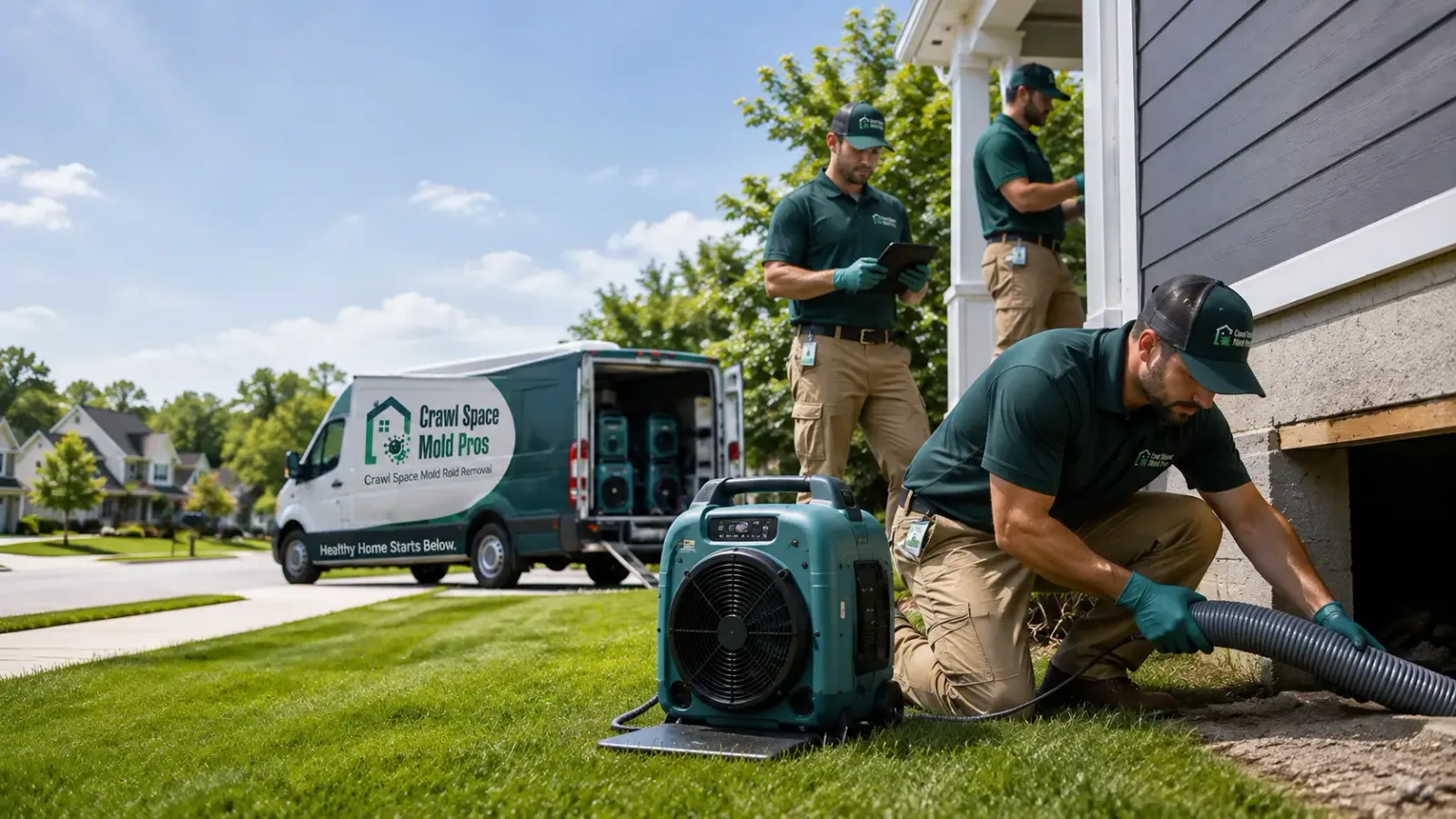 Crawl Space Mold Removal in Spirit Lake, ID